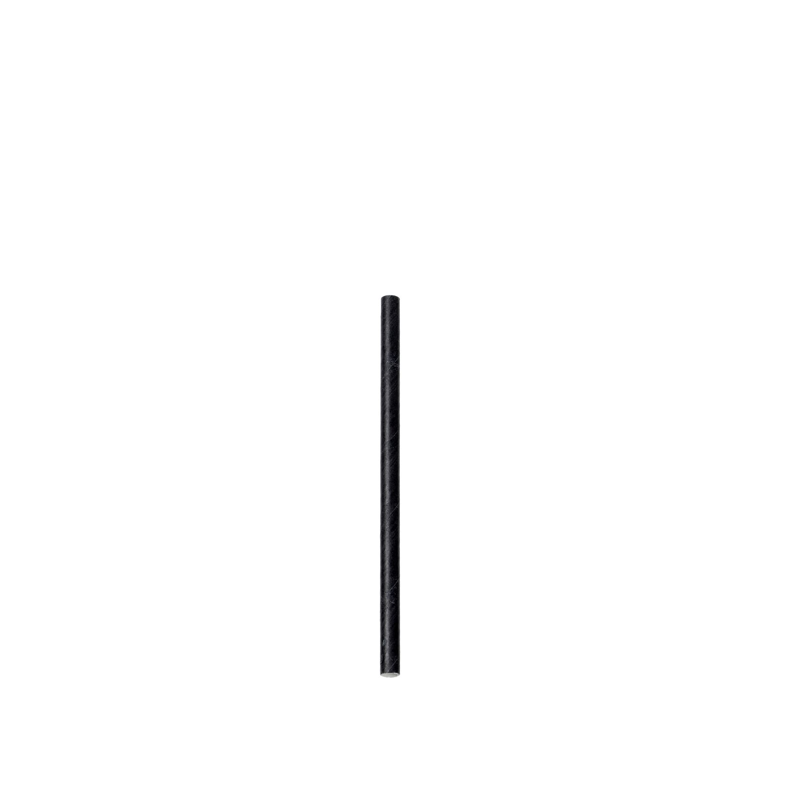 CANUTILLO PAPEL COCKTAIL NEGRO 6mm C250 NATURGO