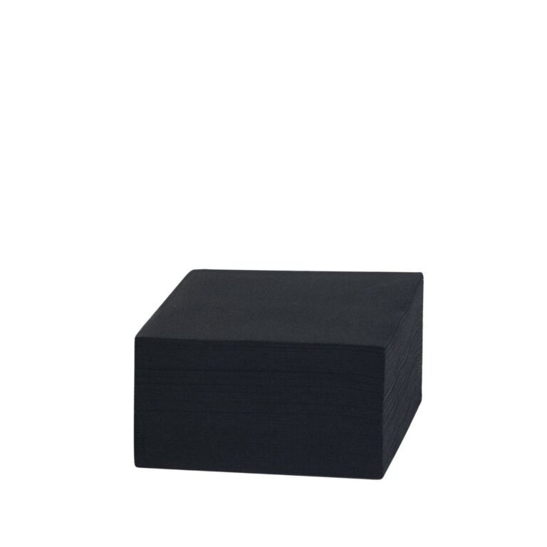 SERVILLETA NEGRA 20x20