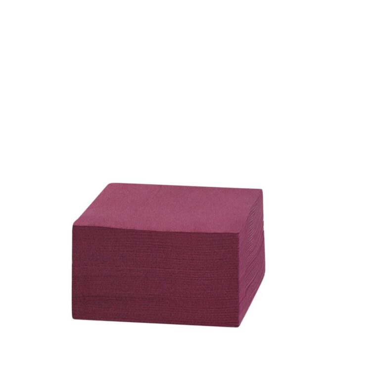 SERVILLETA BURDEOS 20x20