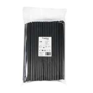 CANUTILLO BIODEGRADABLE NEGRO 250x8 mm B-150
