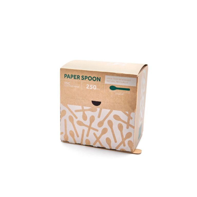 DISPENSADOR CUCHARAS PAPEL COMPOSTABLE C. EXP.