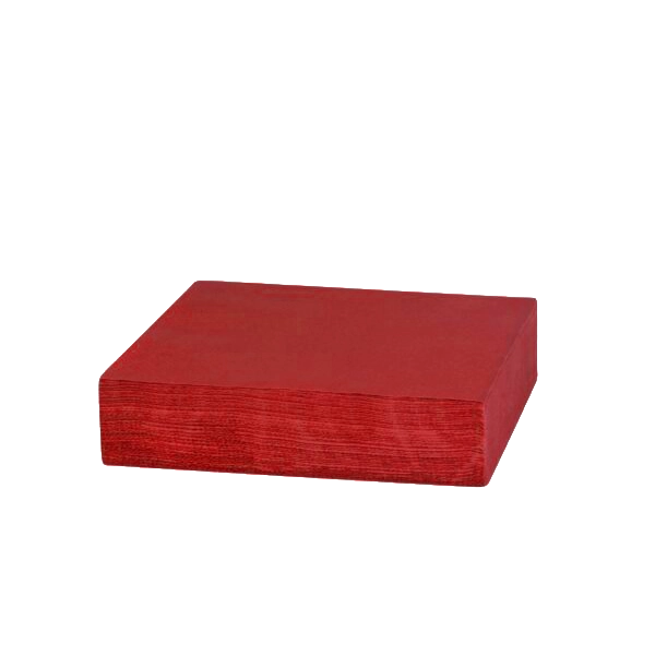 SERVILLETA ROJA 33x33