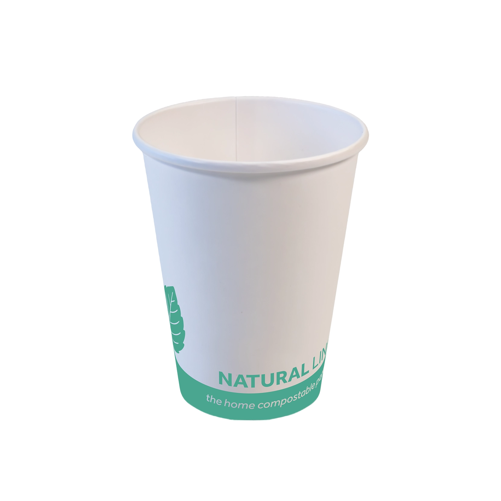 VASO CARTÓN DISEÑO GREEN LEAF COMPOSTABLE 400ml/12oz B-40
